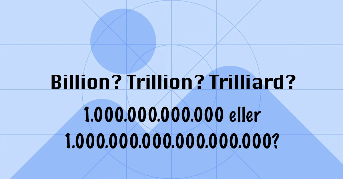 Billion - trillion - trilliard?